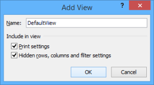 Add default custom view in dialog box.