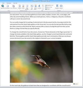 Speed up formatting in Microsoft Word document.