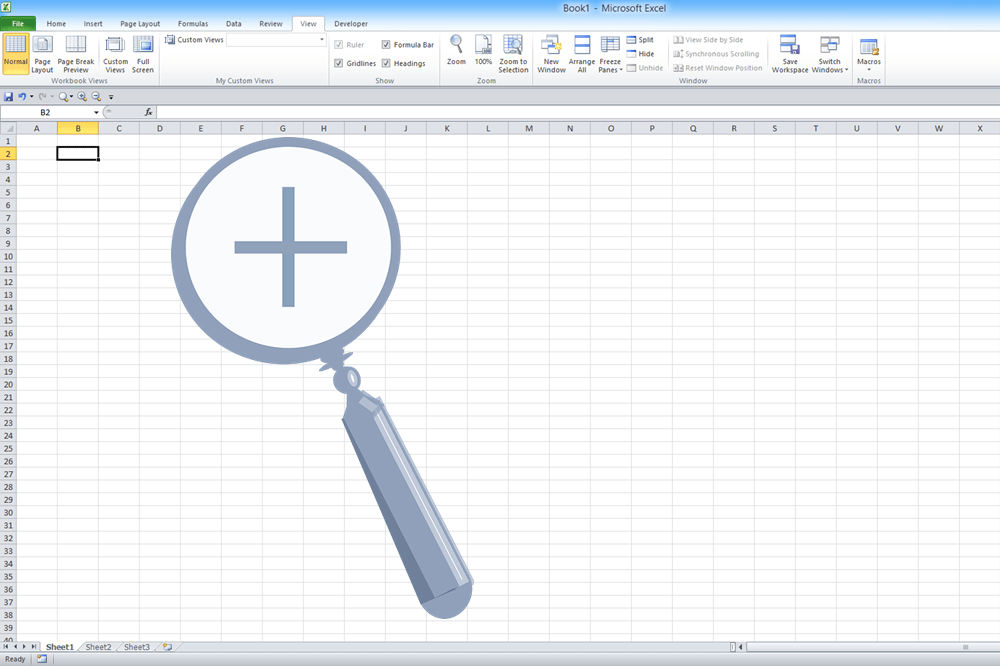 Excel Shortcuts to Zoom In and Out in Your Worksheets (4 Shortcuts)