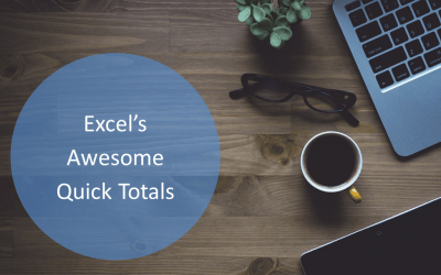Automatically Sum Rows and Columns in Excel Using the Awesome Quick Analysis Tool