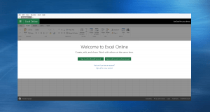 Access Microsoft Excel online log in screen.