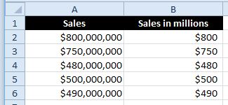 Excel Flash Fill Example extracting parts of numbers and formatting finished.