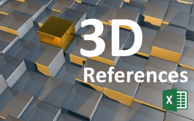 How to Summarize Multiple Excel Worksheets with 3D Reference Formulas