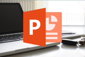 PowerPoint icon on workspace image.