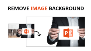 Remove image background in PowerPoint. Two pictures with the second picture background removed.