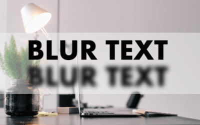How to Blur Text in PowerPoint