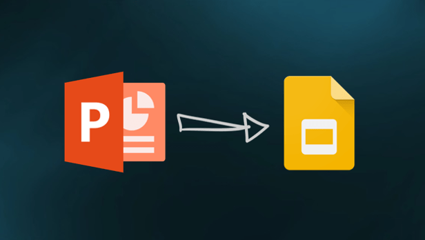 Icons PowerPoint to Google Slides.