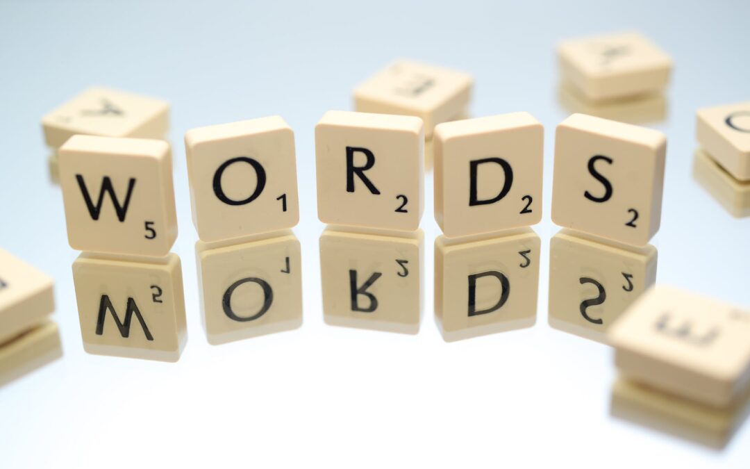 Stop words splitting at the end of a line in Word represented by scrabble letters