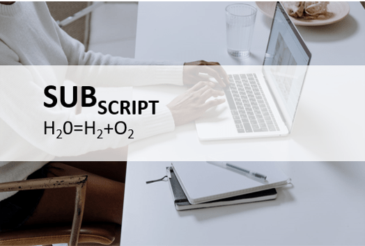 How to Subscript in Google Docs (Mac or Windows)