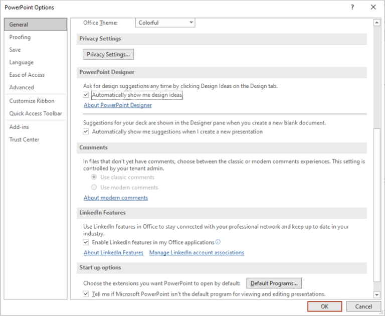 How to Stop Design Ideas in PowerPoint (Disable PowerPoint Designer)