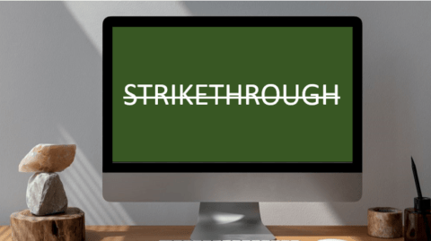 how to do strikethrough in excel shortcut