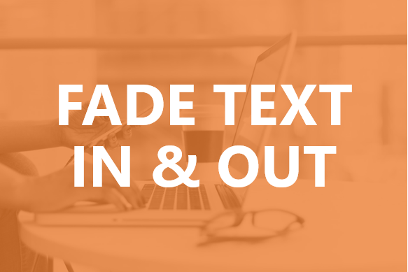 How to Fade Text In and Out in PowerPoint