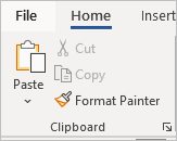 Format painter in Word to copy formatting.