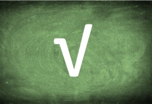 Square root symbol to be entered in PowerPoint.
