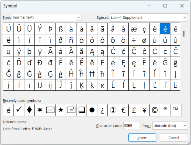 How to Insert or Type E with an Accent Mark in PowerPoint (È, É, Ê, Ë ...