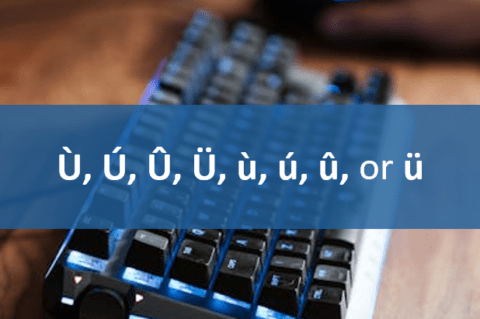 How to Insert or Type U with an Accent Mark in Google Docs (Ù, Ú, Û, Ü