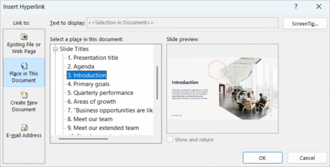 How to Link to Another Slide in PowerPoint (4 Ways)